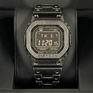 CASIO カシオ SO33L100 G-SHOCK ソーラー電波 腕時計 GMW-B5000V-IJR エイジド加工 黒系 正規品 / 33355