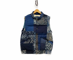 VISVIM ビズビム 品番 0220905013016 ICT INSULATOR DOWN VEST KOFU 古布 ダウンベスト インディゴ サイズ4 正規品 / 30005