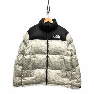 SUPREME シュプリーム × THE NORTH FACE 19AW Paper Print Nuptse Jacket ペーパープリントヌプシ ダウンジャケット 正規品 / 33004