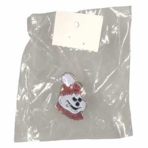 SUPREME シュプリーム Snowman Pin スノーマン ピンズ ピンバッジ 白×赤 正規品 / Z2099