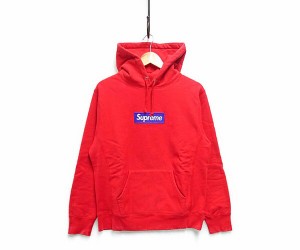 SUPREME シュプリーム 17AW Box Logo Hooded Sweatshirt BOXロゴ スウェット パーカー レッド サイズM 正規品 / 29243