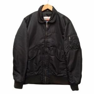 SUPREME シュプリーム CWU-45/P Tanker Jacket タンカージャケット 襟のファーパーツ欠損 ブラック サイズL 正規品 / 34303