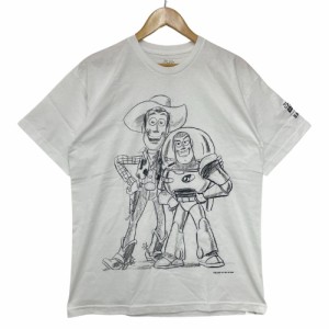 BAIT バイト TOY STORY トイストーリー プリント Tシャツ ホワイト サイズL 正規品 / B5528