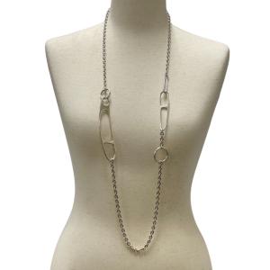 HERMES エルメス シェーヌダンクル ツイスト ネックレス シルバー925 正規品 / 51334