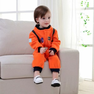 もこもこ宇宙飛行士ベビーパジャマ ロンパース ニューボーン コスプレ ルームウェア 新生児 赤ちゃん 幼児 ニューボーンフォト