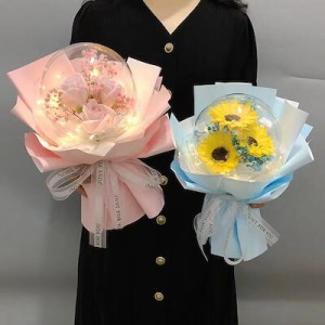 母の日大セール ソープフラワー誕生日 花束 卒業式 枯れないギフト 長期間保存可 6 type