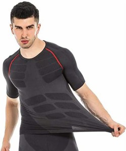 加圧シャツ メンズ 加圧インナー コンプレッションウェア ダイエット吸汗速乾 補正下着 脂肪燃焼 スポーツインナー Tシャツ