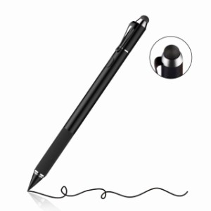 アクティブ タッチペン スマートフォン  超極細1.45mm USB充電式 2種類のペン先 高感度 iPhone iPad Android タブレットで使える