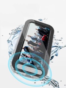 スマホ防水ケース お風呂 スマホスタンド 浴室 スマホホルダー お風呂スマホカバー トイレ バスルーム 防水電話ケース  タッチパネル操作