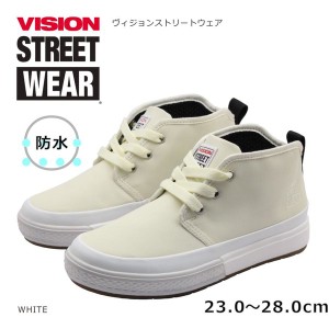 VISION ヴィジョン ビジョン レディース メンズ スニーカー ビッグベアチャッカ VSW-0158 防水 ユニセックス ホワイト