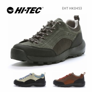 HI-TEC ハイテック レディース スニーカー HT HK 045 透湿防水 抗菌防臭 靴 チャコール ベージュブルー ブラウン