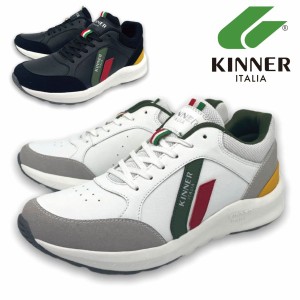 KINNER キナー メンズ スニーカー MTK-1011 軽量 紐靴 カジュアル ランニング  靴 1011