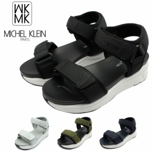 MK ミッシェルクラン レディース サンダル MICHELKLEIN MK803 厚底 軽量 ベルクロ 美脚効果 スポーツサンダル コンフォート