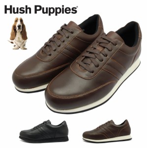 ハッシュパピー メンズ レザー スニーカー ウォーキングシューズ Hush Puppies M-7107T 7107T 紳士 靴 本革 軽量 3E