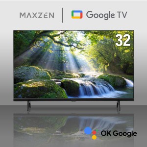 テレビ 32型 マクスゼン MAXZEN 32インチ Googleテレビ グーグルテレビ 地上・BS・110度CSデジタル 外付けHDD録画機能 HDMI2系統 HDR JV3