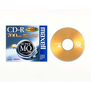 マクセル データ用 CD-R SuperMQシリーズ 1枚 700MB CDR700S.1P 記録メディア メディア