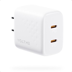 VOLTME　ボルトミー　PD3.0対応 20W Type-C×2ポート 充電器（ホワイト）Revo 20 Duo Lite　 V2087