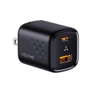 ボルトミー VOLTME USB急速充電器 Revo 30 デュオ USB PD（パワーデリバリー）対応 30W USB-C×1/USB-A×1 折りたたみ式プラグ ブラック 