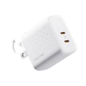 ボルトミー VOLTME USB急速充電器 Revo 35 Duo C＋C USB PD（パワーデリバリー）対応 35W USB-C×2ポート 折りたたみ式プラグ ホワイト V