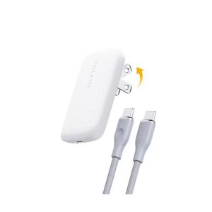 ボルトミー VOLTME USB急速充電器 Revo 30 EVO USB PD（パワーデリバリー）対応 30W USB-C×1ポート USB-C端子ケーブル付き 折りたたみ式