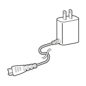 マクセルイズミ シェーバー用電源アダプター IRC-21 充電器 コンセント 男性 髭剃り シェーバー用 予備 持ち歩き 電源プラグ  IZF-V550 V