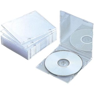 エレコム DVD・CDケース プラケース CCD-JSCS10 CR