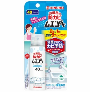 【１０個セット】 大日本除虫菊 キンチョーお風呂の防カビムエンダー ハーバルミントの香り 40プッシュ 40ml×１０個セット 