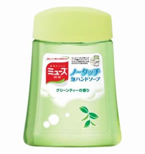 【１０個セット】 ミューズ ノータッチ泡ハンドソープ 　付け替え用　グリーンティーの香り 250mL　 ×１０個セット 【mor】【ご注文後発