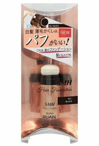 【５個セット】ルアン スーパーミリオンヘアー ヘアファンデーション スティックタイプ ブラック(3g)×５個セット 