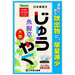 【第3類医薬品】【２０個セット】 山本漢方 日局 じゅうやく 5g×48包×２０個セット 　ジュウヤク