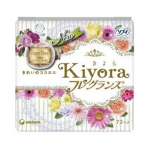 ソフィ Kiyora フレグランス ハッピーフローラル 72枚入 