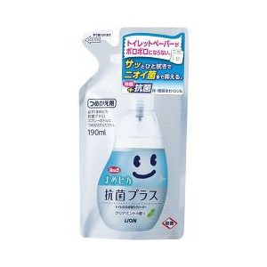 【５個セット】 ルック まめピカ 抗菌プラス トイレのふき取りクリーナー つめかえ用 190mL×５個セット 