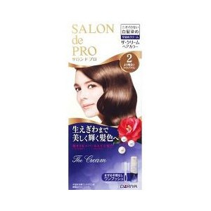 【２４個セット】【１ケース分】 サロンドプロ ザ・クリームヘアカラー 2 より明るいライトブラウン 1セット×２４個セット　１ケース分 