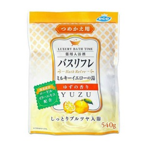 ライオンケミカル バスリフレ 薬用入浴剤 ゆずの香り 詰め替え【ori】