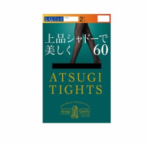 【５個セット】 アツギ タイツ 上品シャドーで美しく 60デニール L-LL ブラック(2足入)×５個セット 