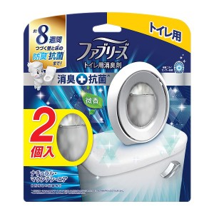 P&G ファブリーズ トイレ用 消臭芳香剤 消臭+抗菌 ナチュラル・マウンテン・エアの香り(6.3ml×2個入)