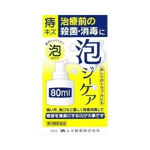 【第3類医薬品】【１０個セット】 泡ジーケア 80mL×１０個セット 