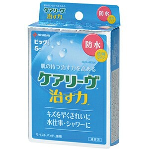 【１０個セット】ケアリーヴ 治す力 防水タイプ ビッグサイズ(5枚入)×１０個セット　