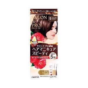 【２４個セット】【１ケース分】 サロンドプロ 白髪用 ヘアマニキュア・スピーディ 5 ナチュラルブラウン 1セット×２４個セット　１ケー