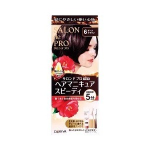 【２７個セット】 サロンドプロ 白髪用 ヘアマニキュア・スピーディ 6 ダークブラウン 1セット ×２７個セット　１ケース分 【dcs】