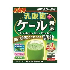 【１０個セット】 山本漢方 乳酸菌プラスケール粉末 4g*30包×１０個セット   ※軽減税率対象品