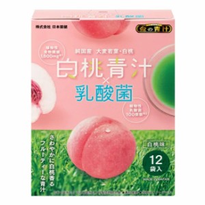 【２０個セット】日本薬健 金の青汁 白桃青汁×乳酸菌 12包×２０個セット ※軽減税率対象品【t-2】