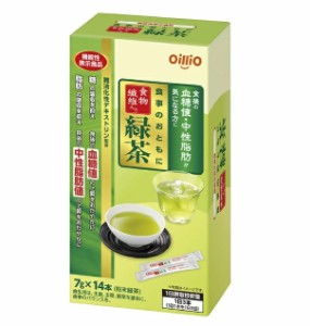 【１０個セット】日清オイリオ 食事のおともに 食物繊維入り緑茶 14包×１０個セット ※軽減税率対象品