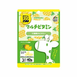 【１０個セット】リケン おやつにサプリZOO マルチビタミン(40粒入)×１０個セット ※軽減税率対応品【ご注文後発送までに1週間前後頂戴