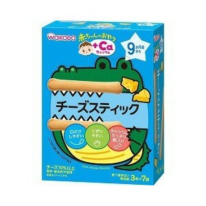 【２４個セット】【１ケース分】 赤ちゃんのおやつ+Ca カルシウム チーズスティック 50g(3本*7袋入)×２４個セット　１ケース分 【dcs】 