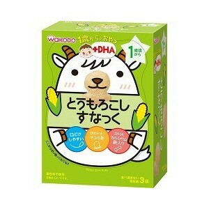 1歳からのおやつ+DHA とうもろこしすなっく 12g(4g*3袋入)  ※軽減税率対象品