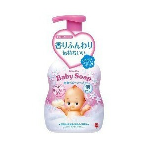 キューピー 全身ベビーソープ 泡タイプ ベビーせっけんの香り ポンプ付 400mL 