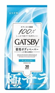 マンダム ギャツビー さらさらデオドラント ボディペーパー クールシトラス 30枚入