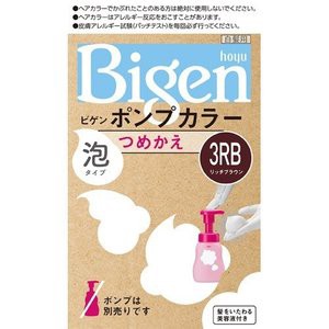 【２７個セット】【１ケース分】 ビゲン ポンプカラー つめかえ 3RB リッチブラウン 50mL+50mL+5mL×２７個セット　１ケース分 【dcs】