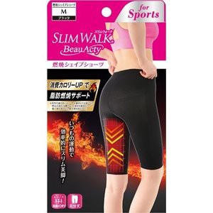 【５個セット】 スリムウォーク Beau-Acty 燃焼シェイプショーツ Mサイズ スポーツ用 1枚入×５個セット 【k】【ご注文後発送までに1週間